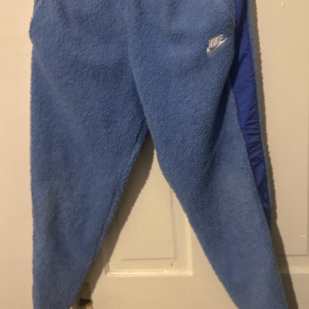 Nike Kids Light Blue Fleece Joggers